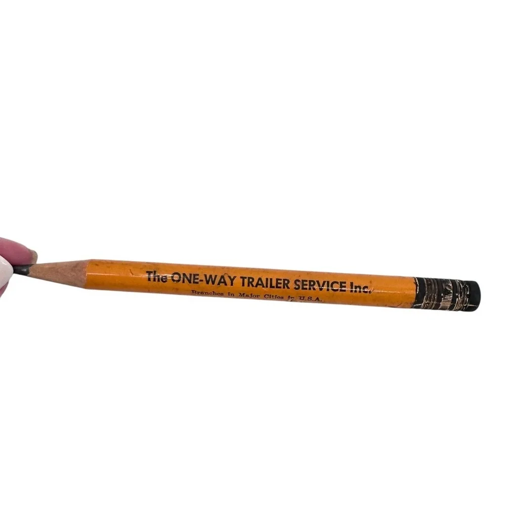Vintage Detroit Advertising Pencils C&L Alumilux One-Way Trailer Scripto Leads